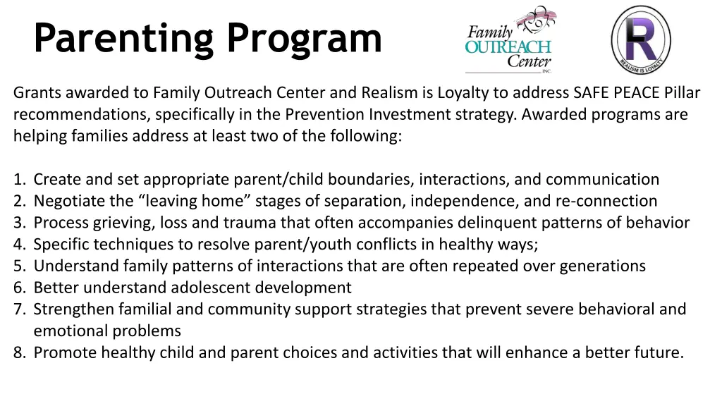 parenting program