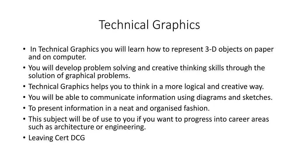 technical graphics