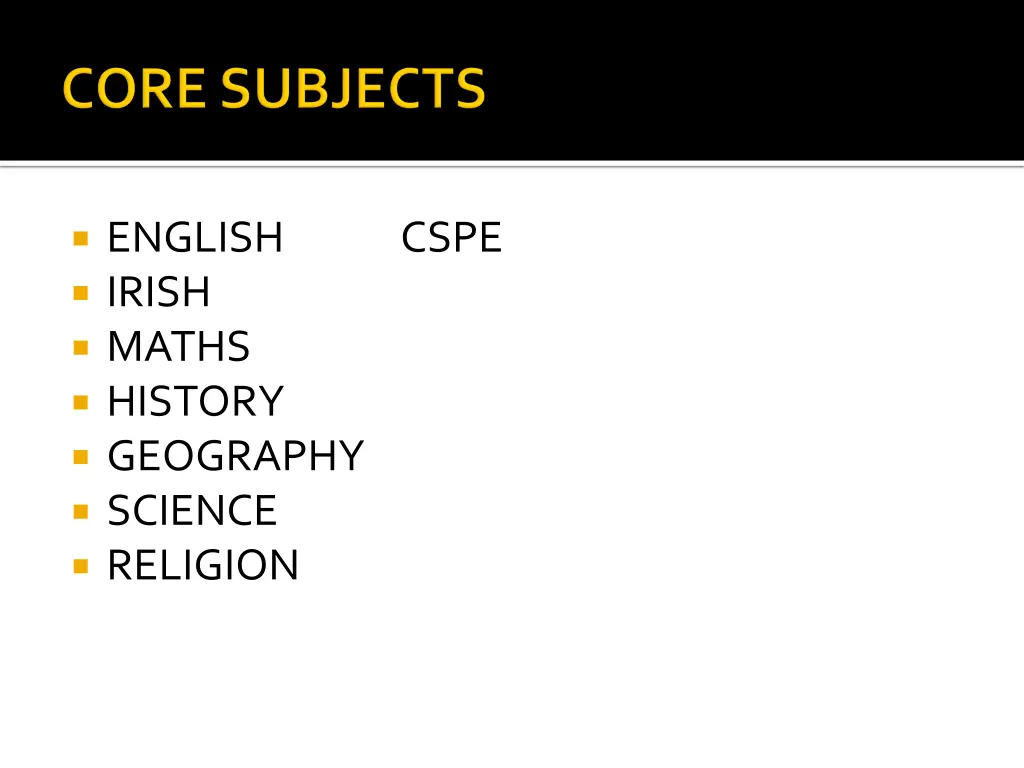 english cspe irish maths history geography