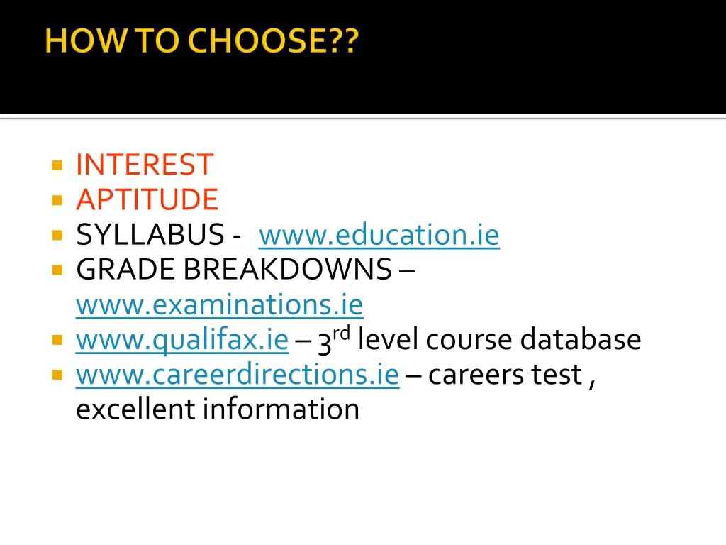 interest aptitude syllabus www education ie grade