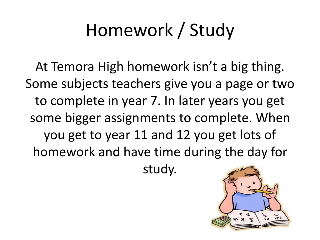 homework study