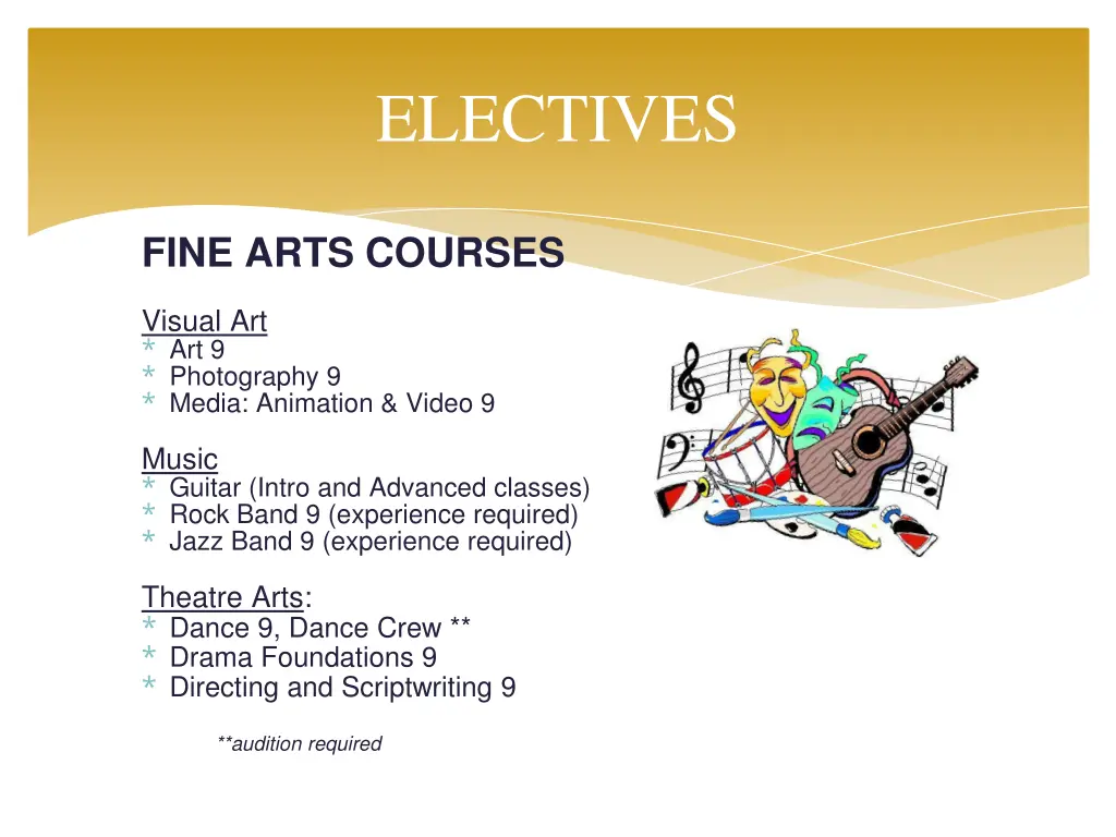 electives 2