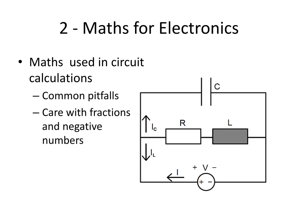 2 maths for electronics