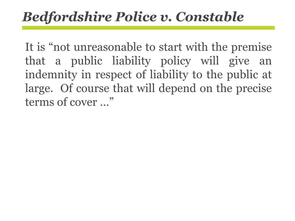 bedfordshire police v constable