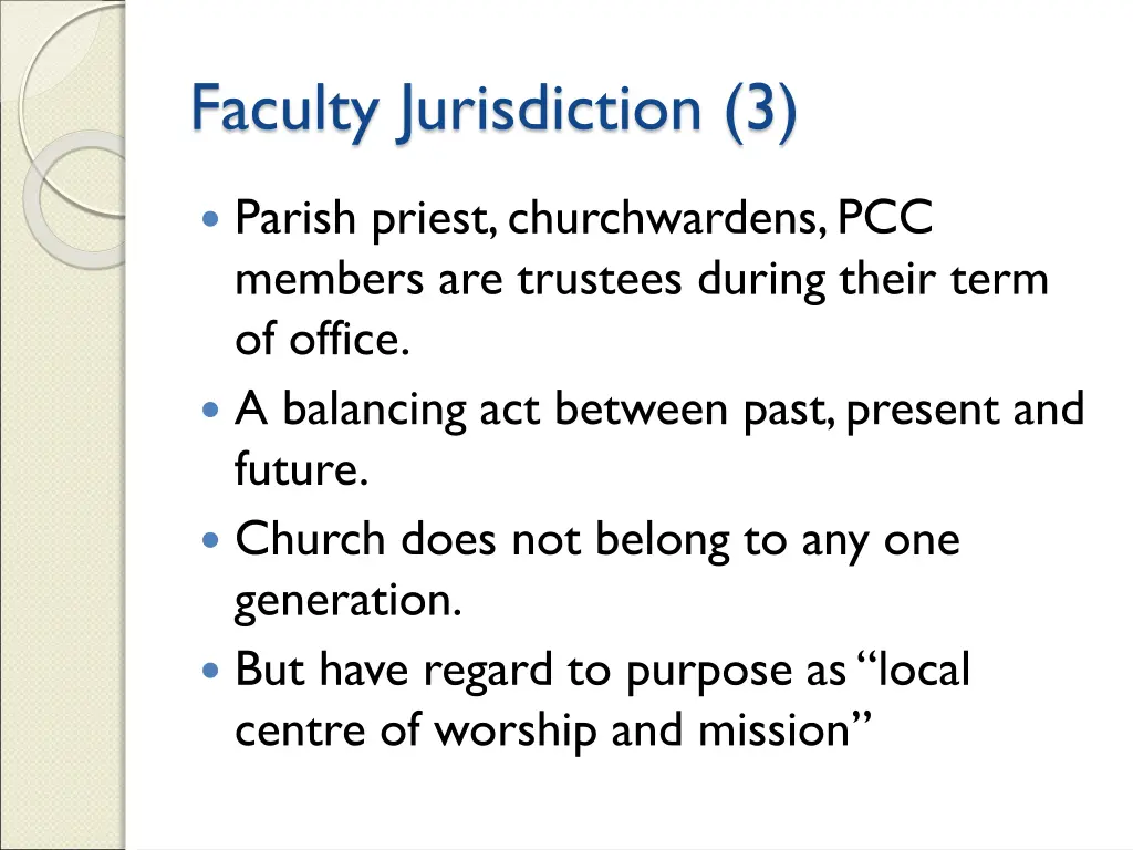 faculty jurisdiction 3