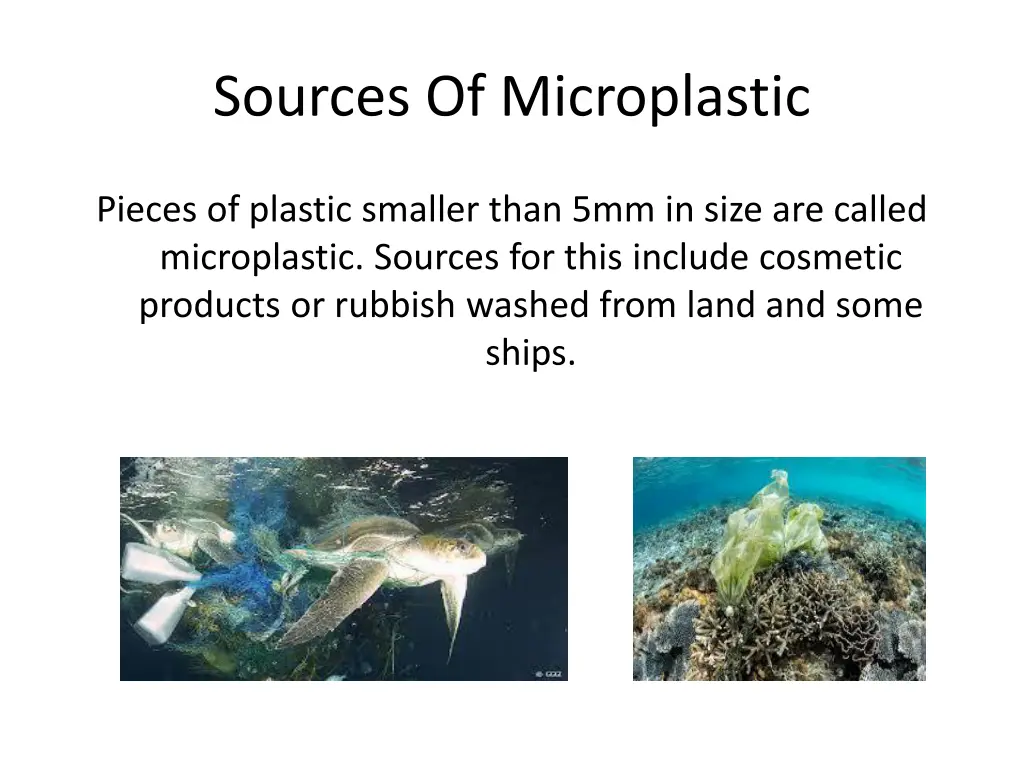 sources of microplastic