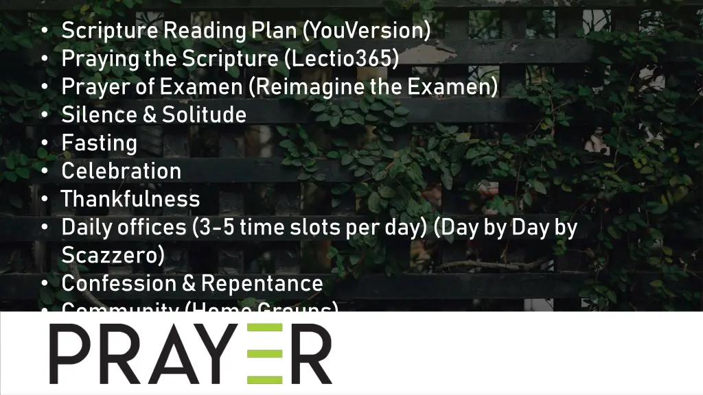 scripture reading plan youversion praying