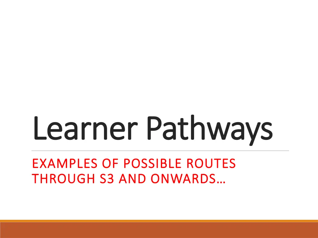 learner pathways learner pathways