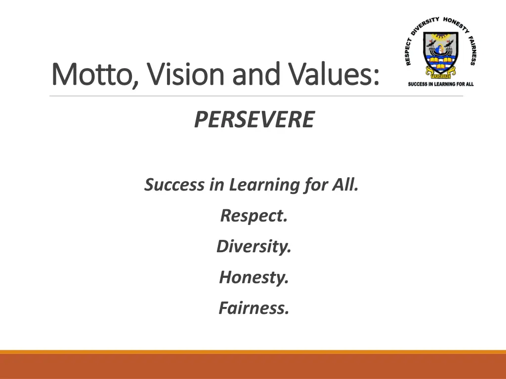 motto vision and values motto vision and values