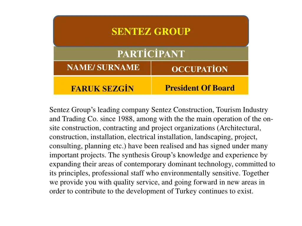 sentez group