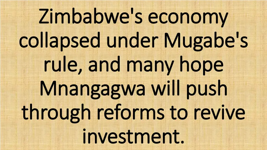 zimbabwe s economy zimbabwe s economy collapsed