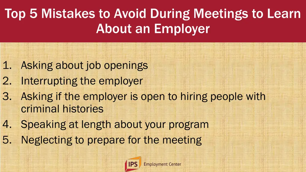 top 5 mistakes to avoid during meetings to learn