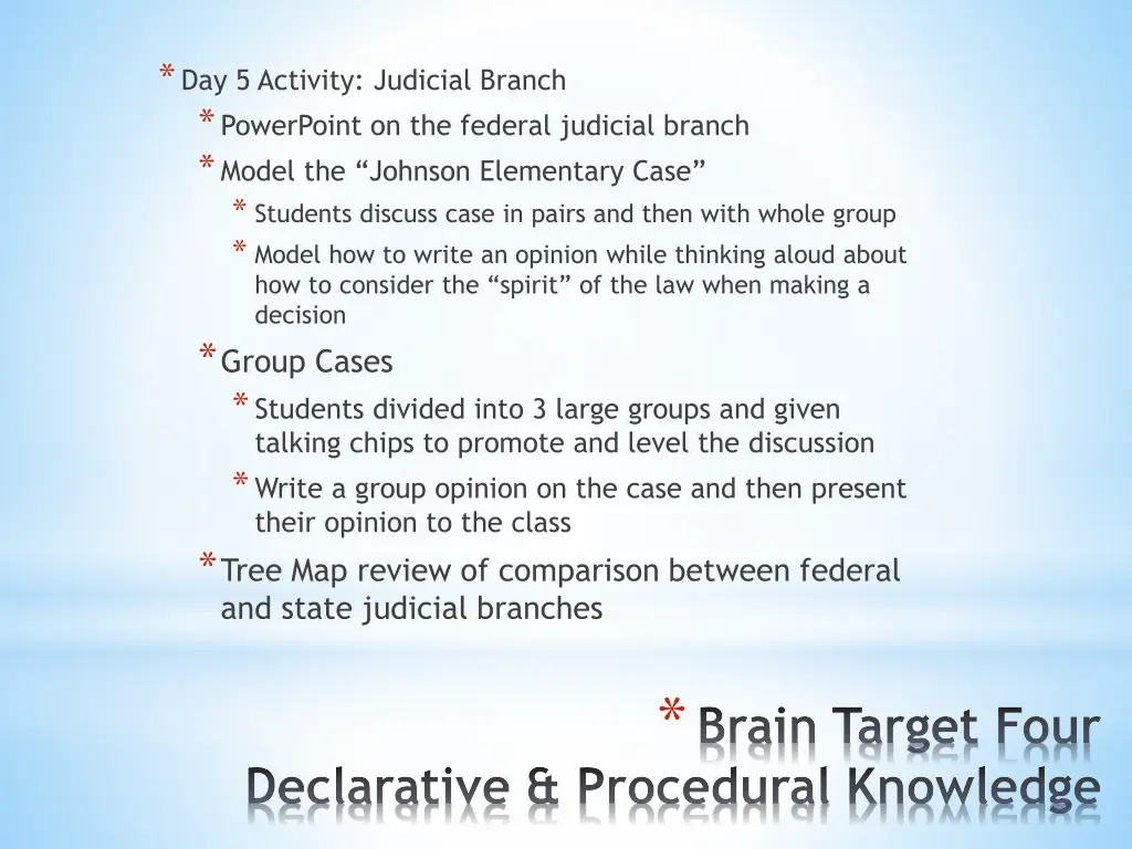 day 5 activity judicial branch powerpoint