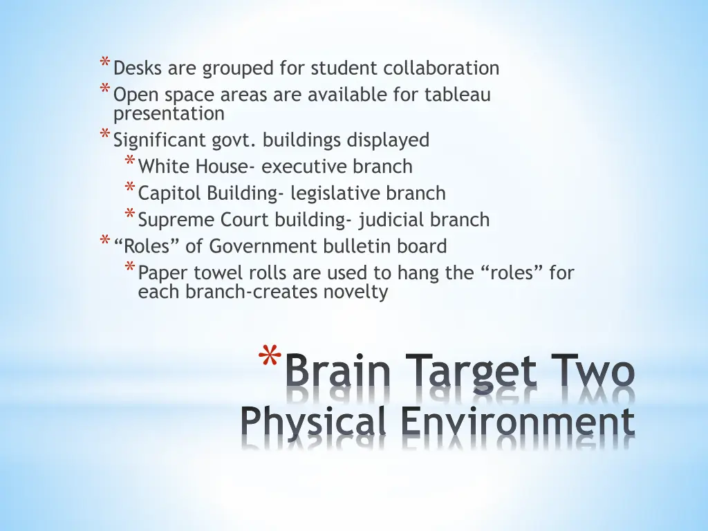 desks are grouped for student collaboration open