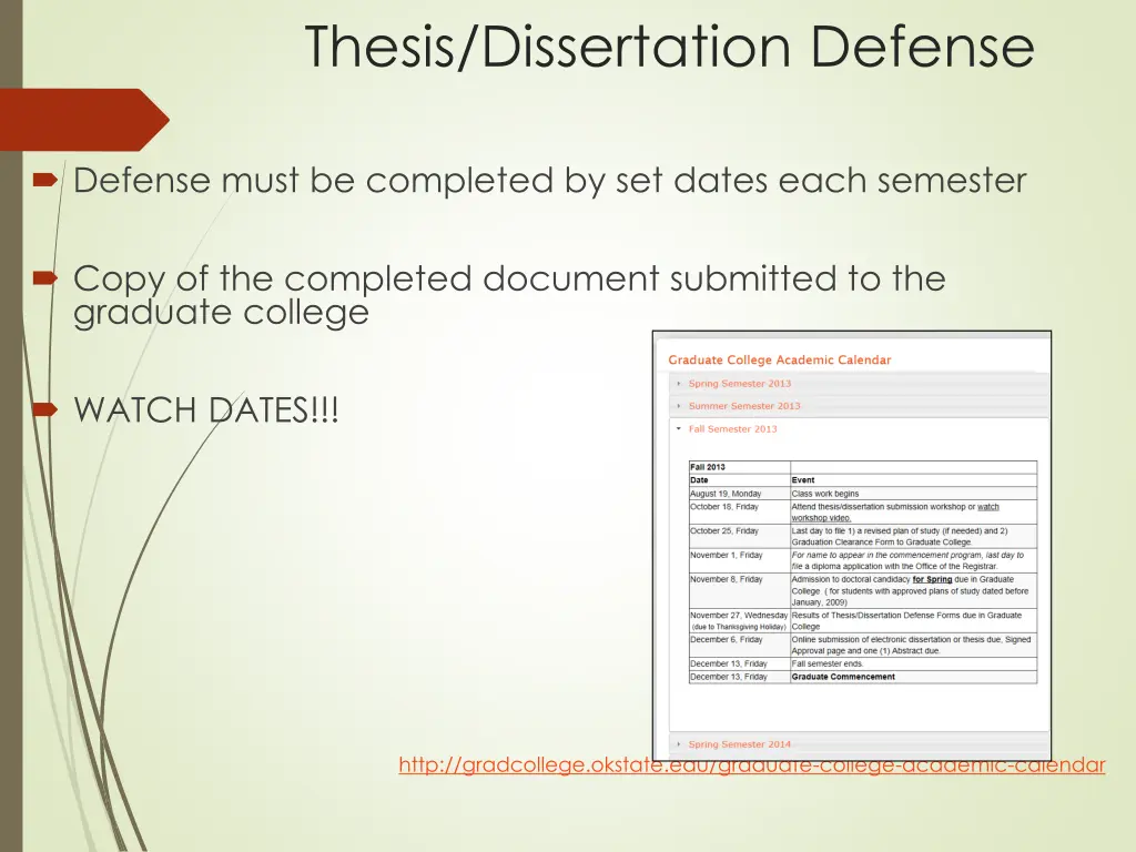 thesis dissertation defense