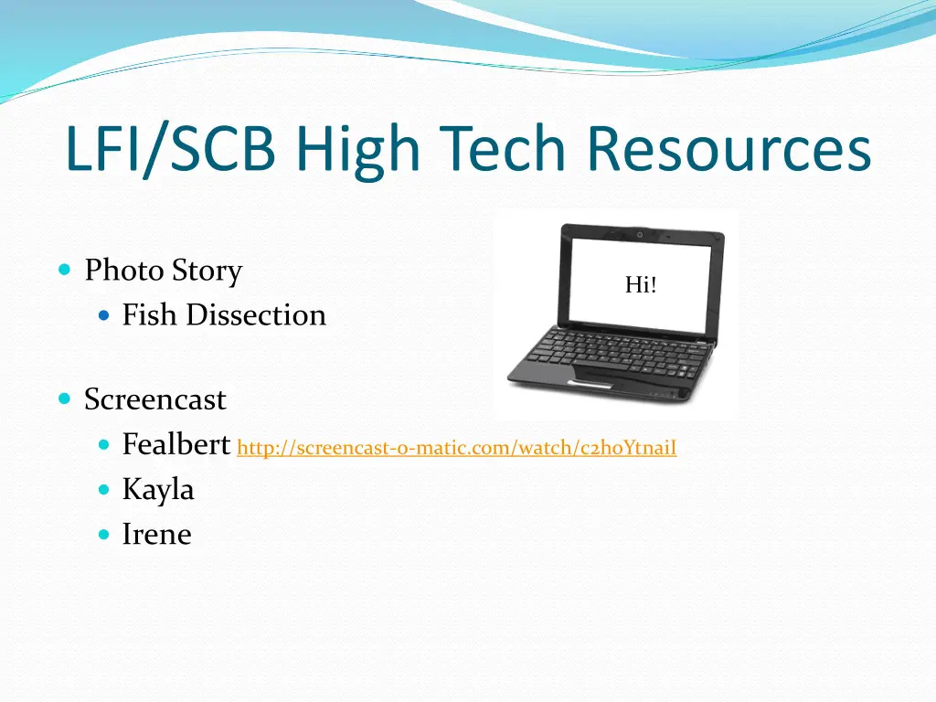 lfi scb high tech resources