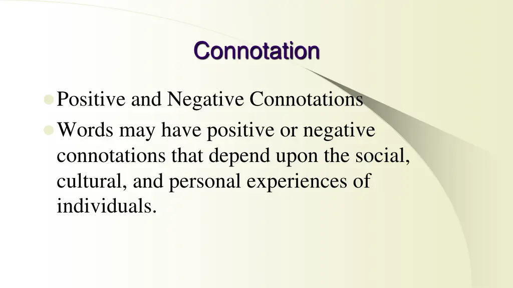 connotation 3