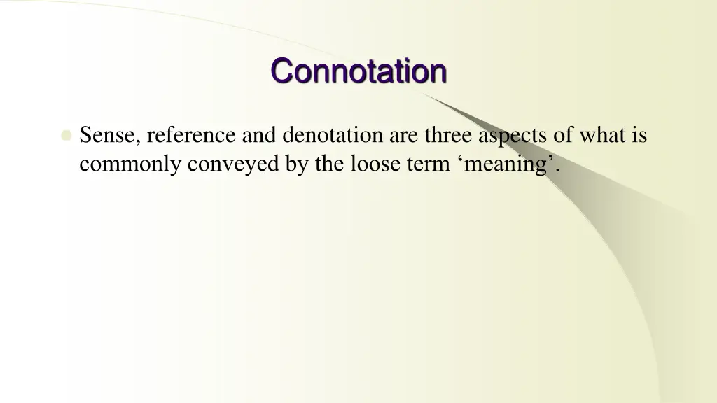 connotation