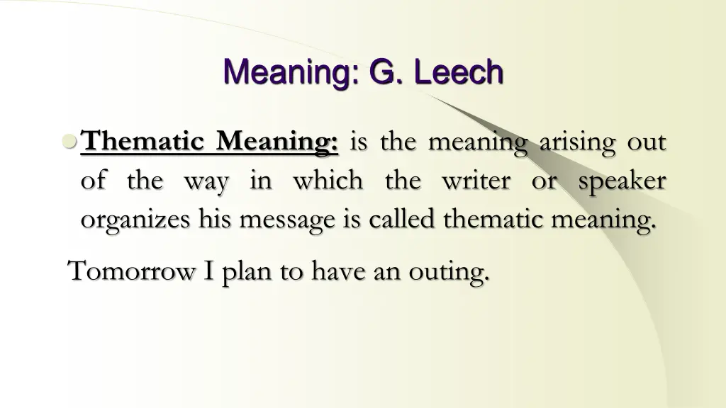 meaning g leech 11