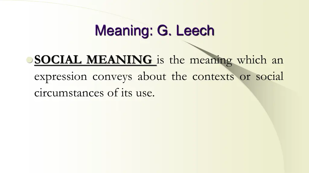 meaning g leech 4