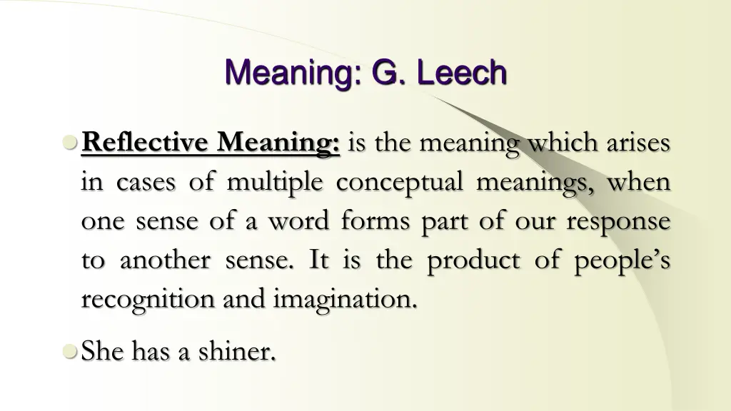 meaning g leech 7