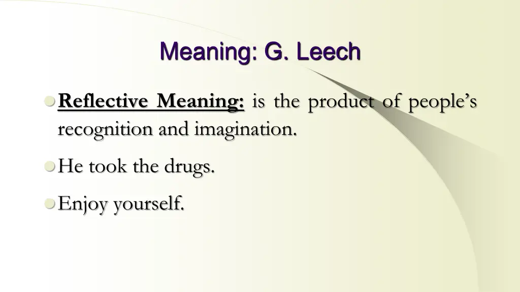 meaning g leech 8