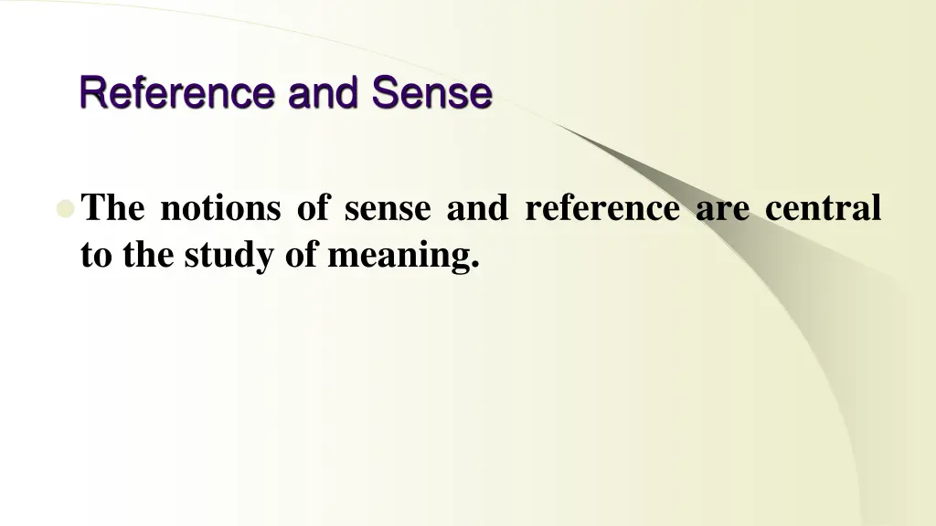 reference and sense 1