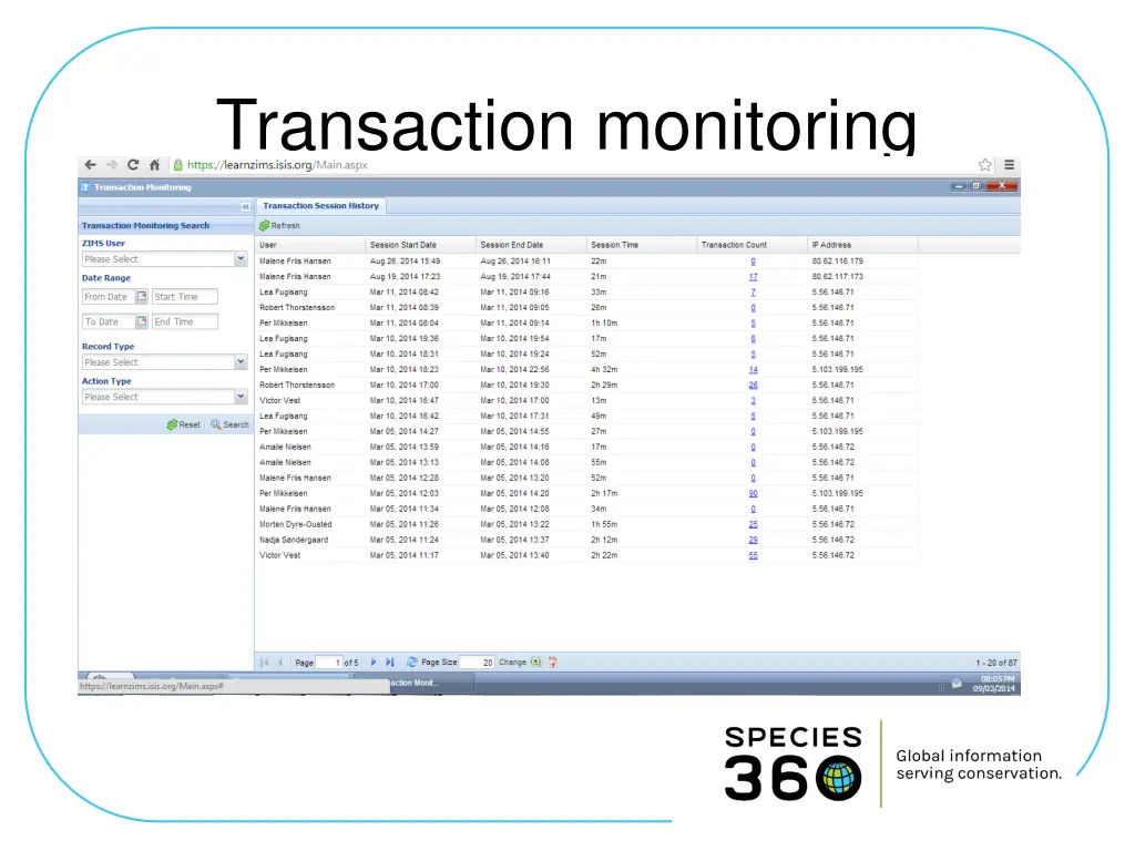 transaction monitoring