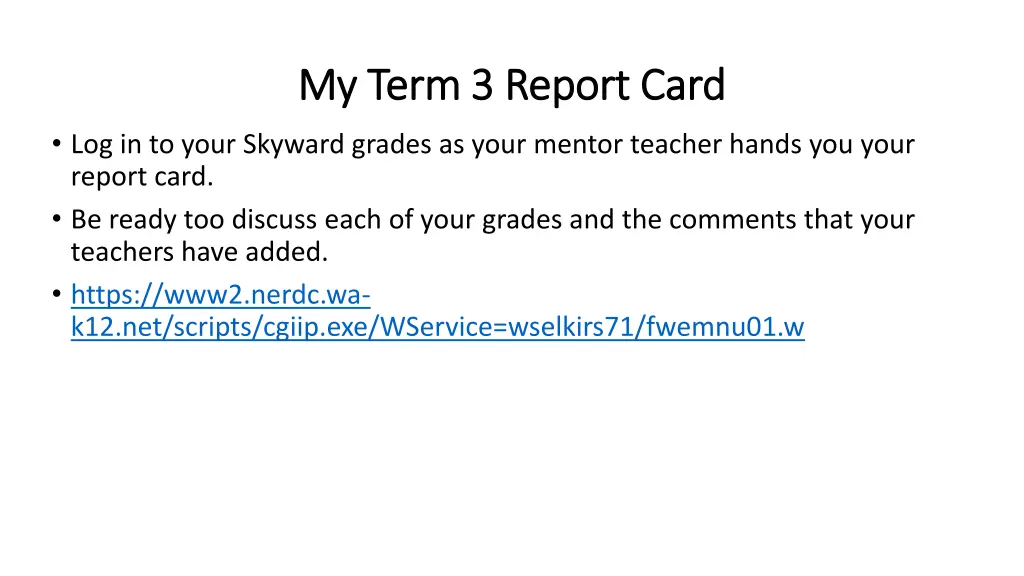 my term 3 report card my term 3 report card