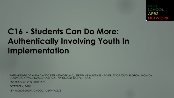 c16 students can do more authentically involving