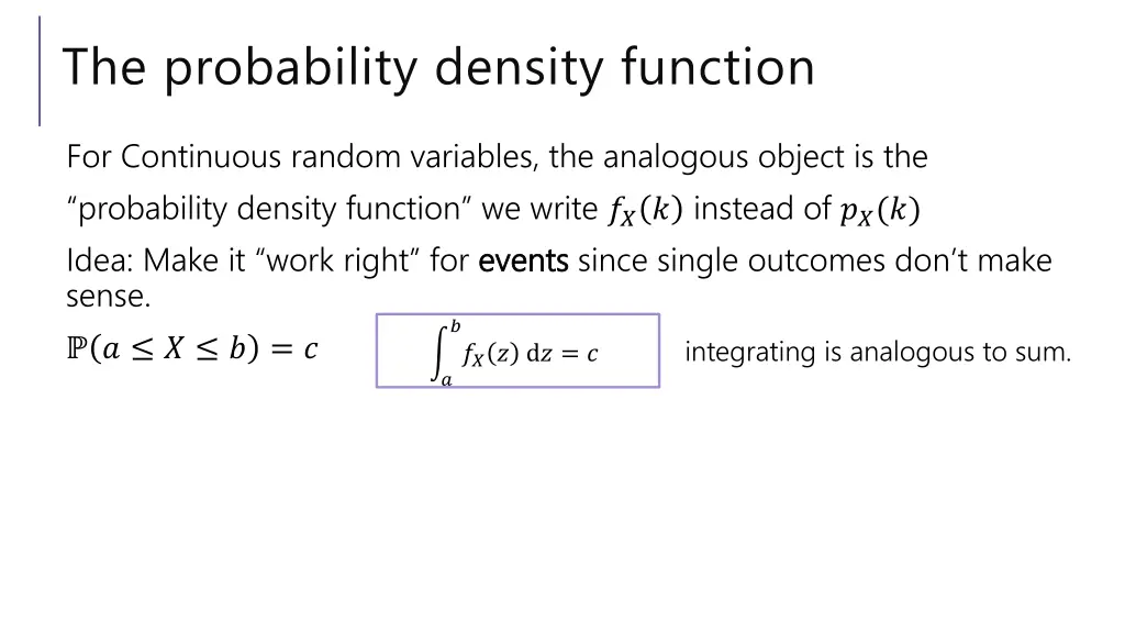 the probability density function 1