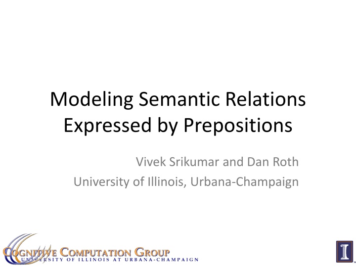 modeling semantic relations expressed