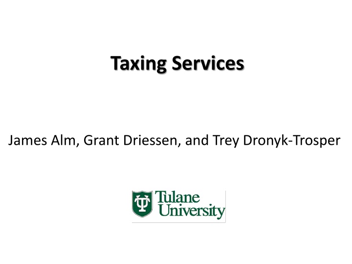 taxing services