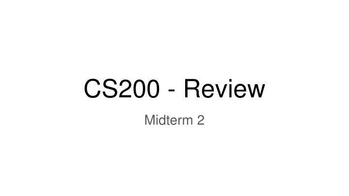 cs200 review