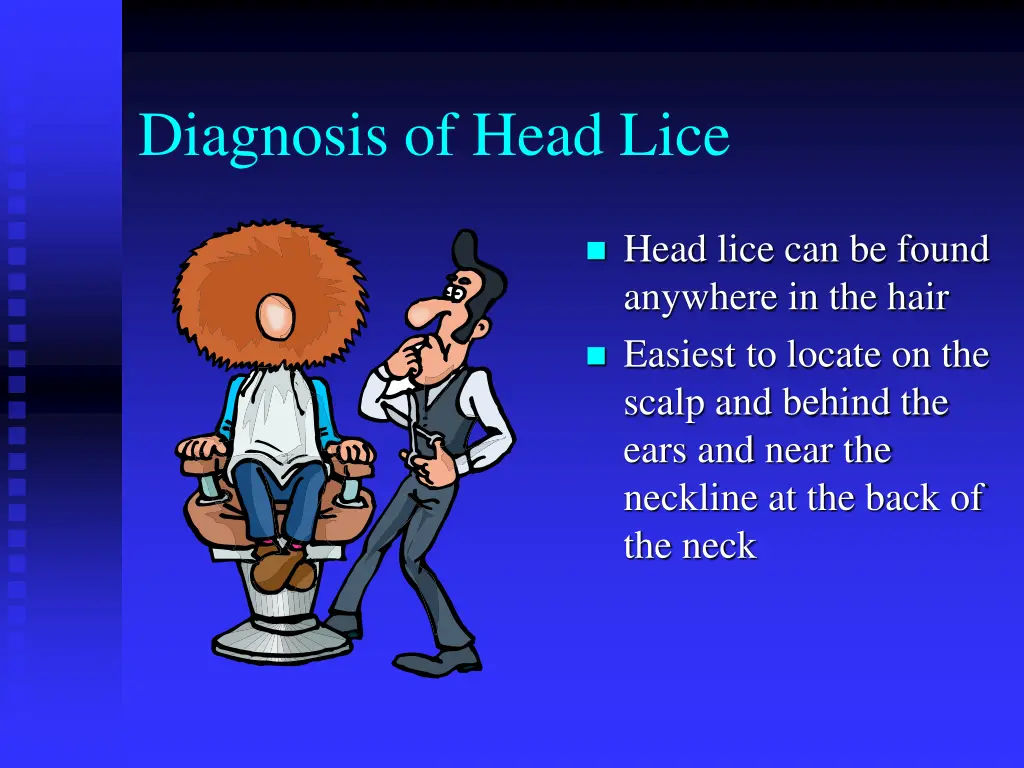 diagnosis of head lice