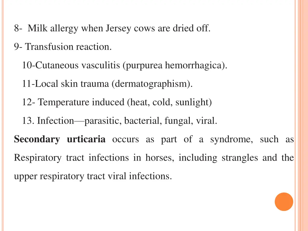 8 milk allergy when jersey cows are dried off