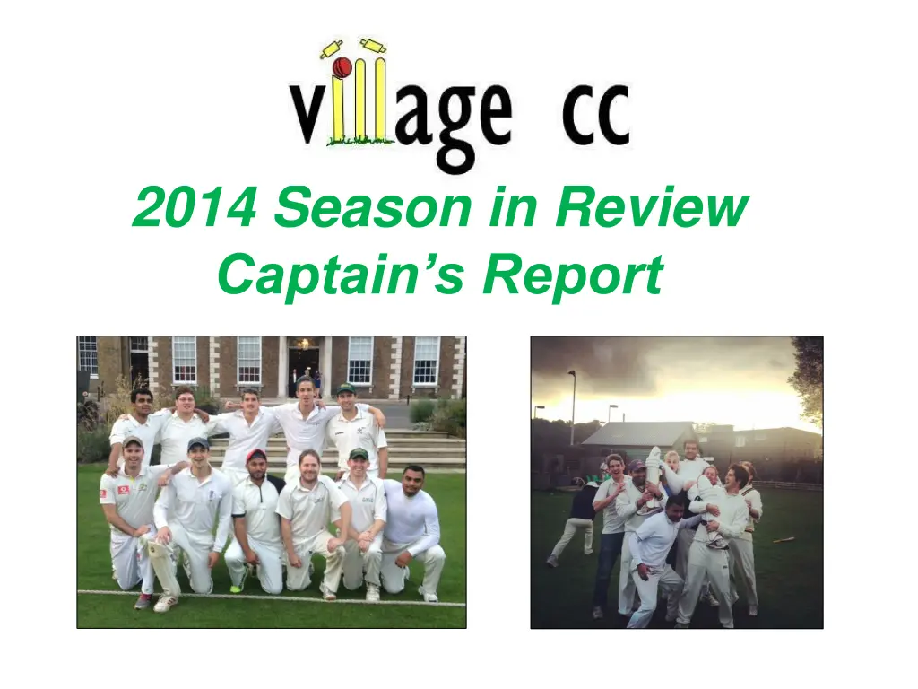 2014 season in review captain s report