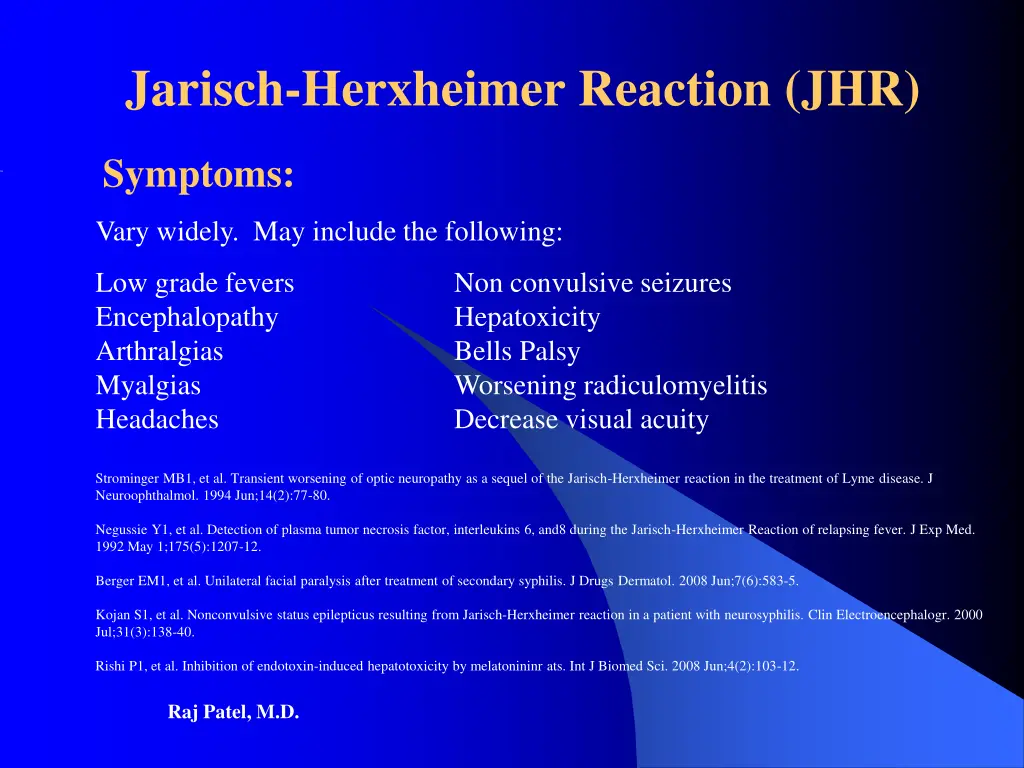 jarisch herxheimer reaction jhr 3