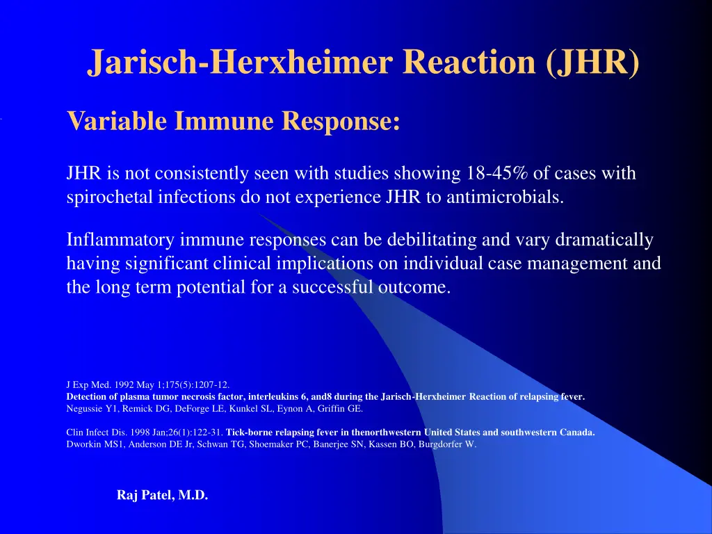 jarisch herxheimer reaction jhr 7