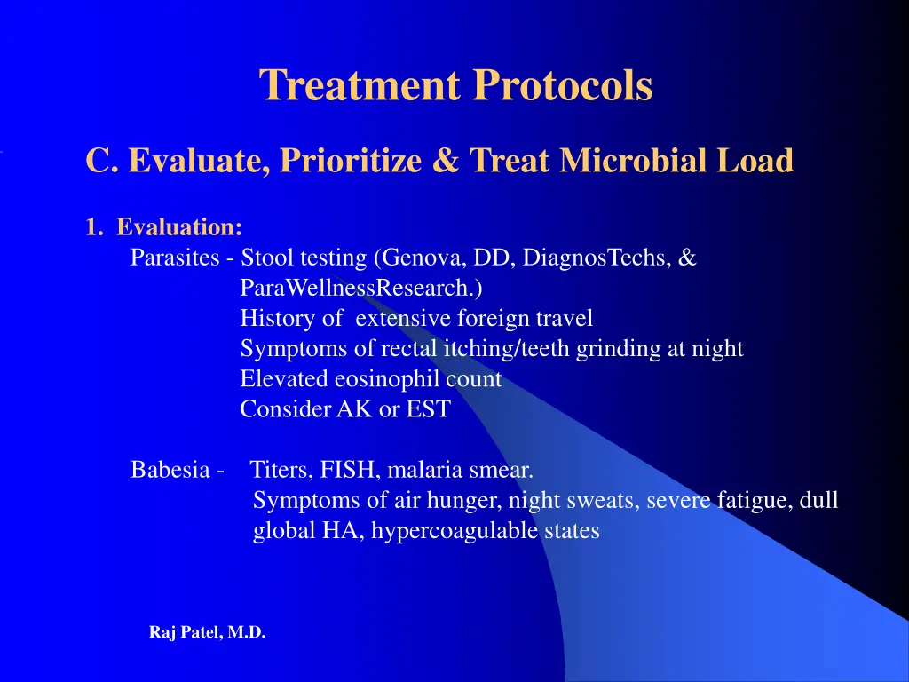 treatment protocols 12