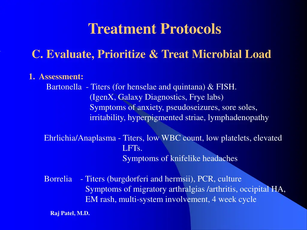 treatment protocols 13