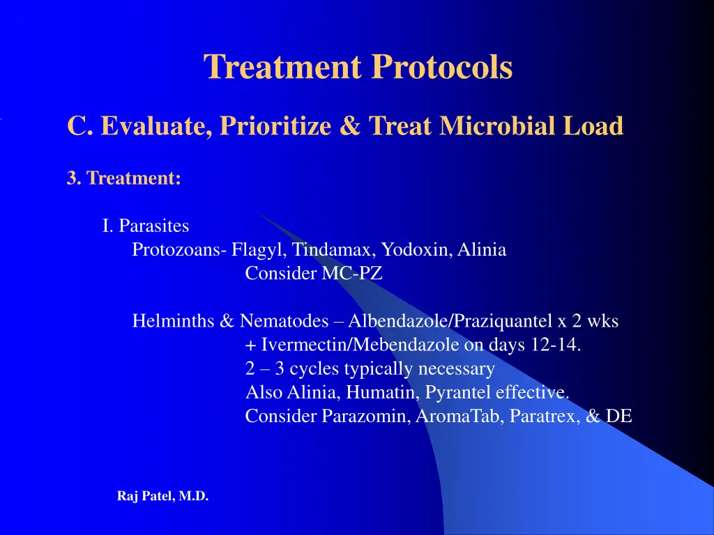 treatment protocols 16