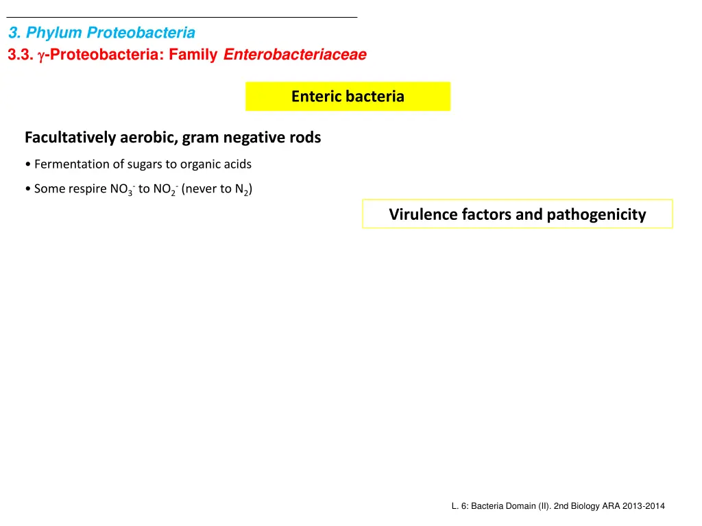 3 phylum proteobacteria 3 3 proteobacteria family