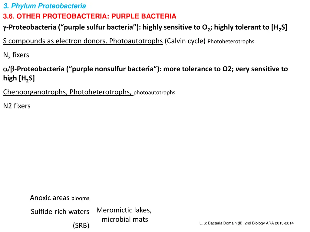 3 phylum proteobacteria 3 6 other proteobacteria 3