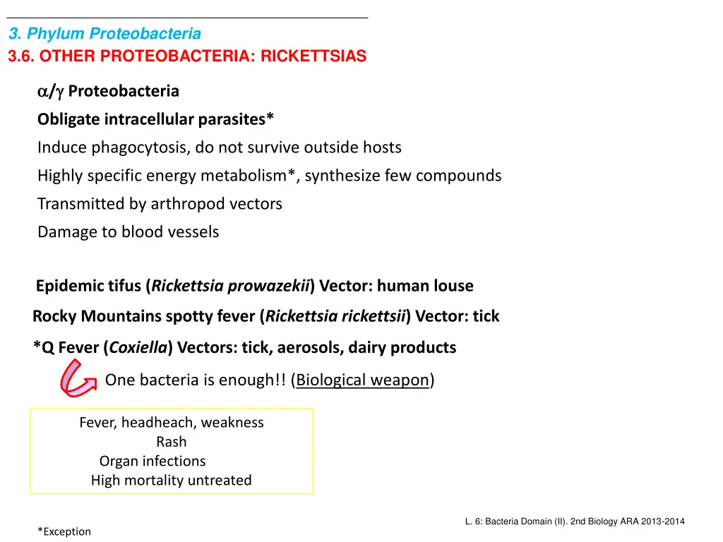 3 phylum proteobacteria 3 6 other proteobacteria 6