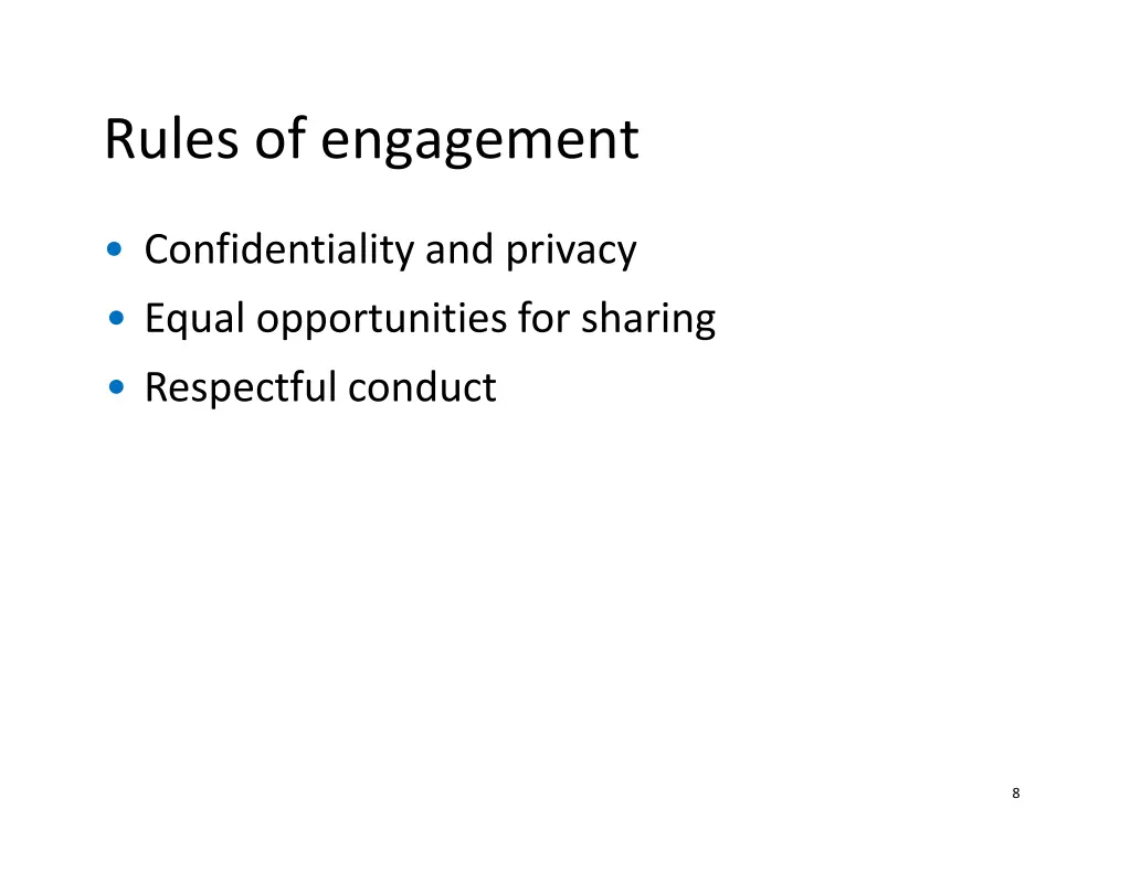 rules of engagement