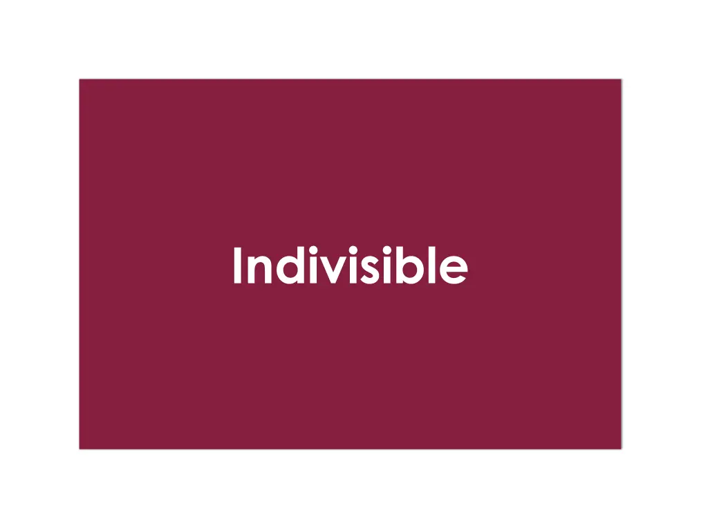 indivisible