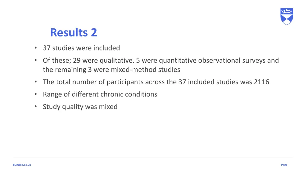 results 2 37 studies were included of these