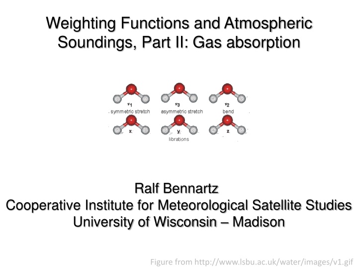 weighting functions and atmospheric soundings