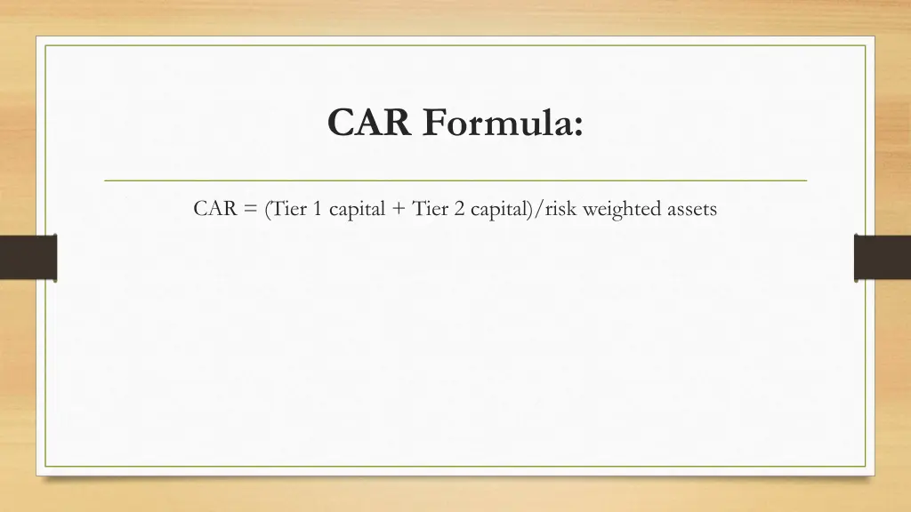 car formula